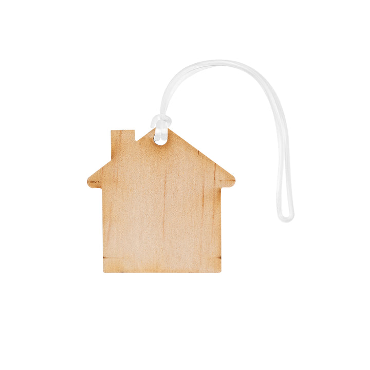 Full Color Wood Bag Tag - 4"