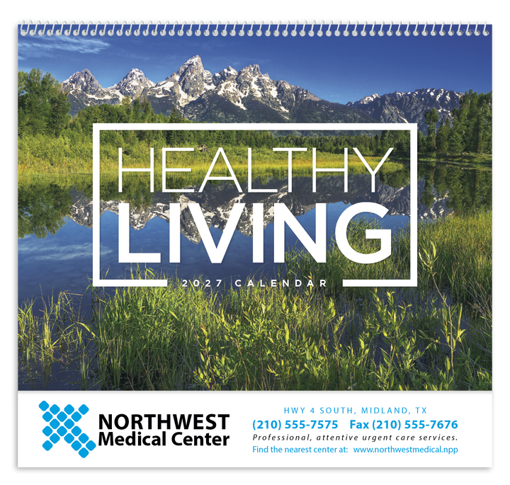 Good Value™ Healthy Living - Spiral Calendar