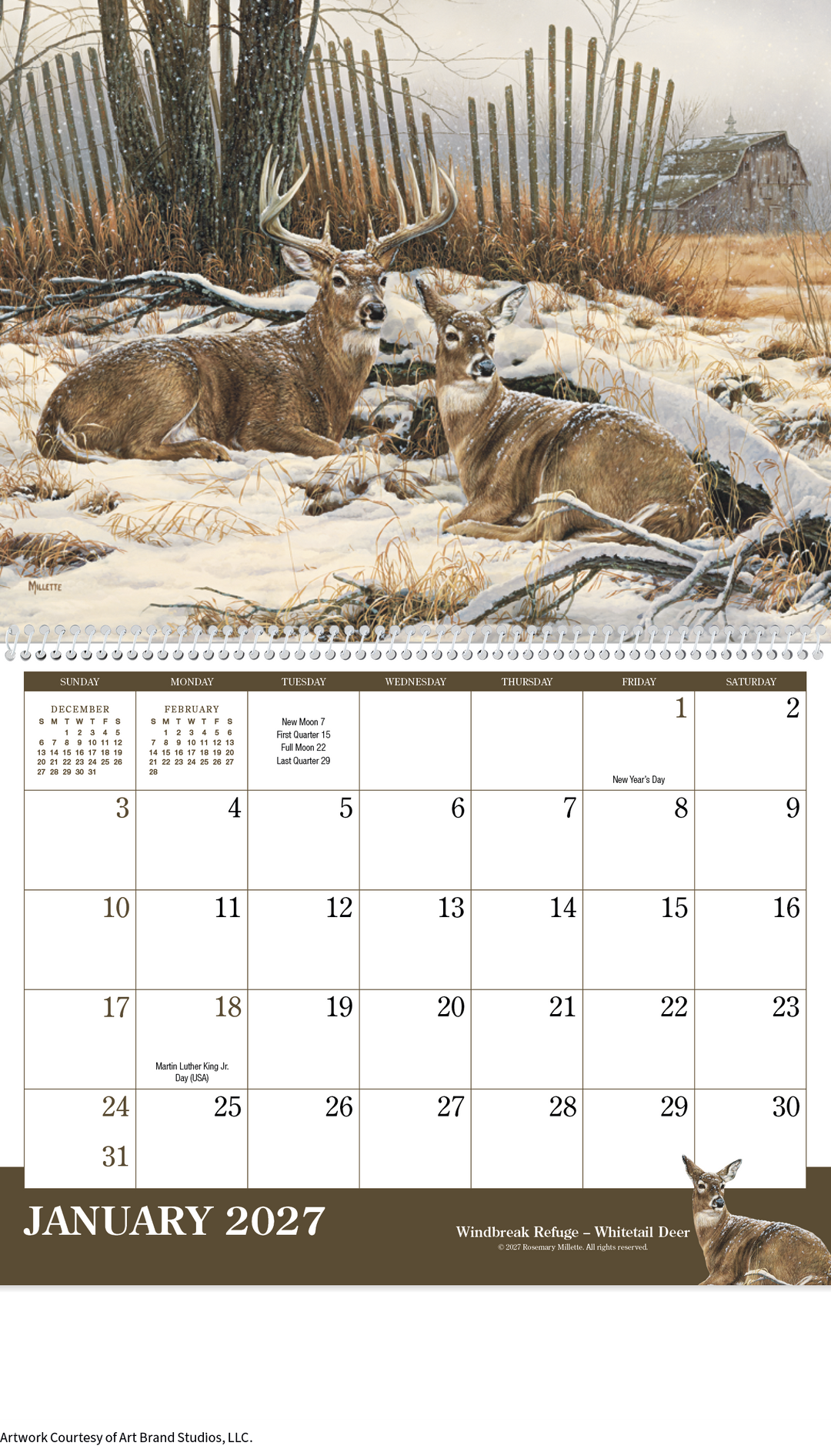 Triumph® Calendars Wildlife Art Calendar