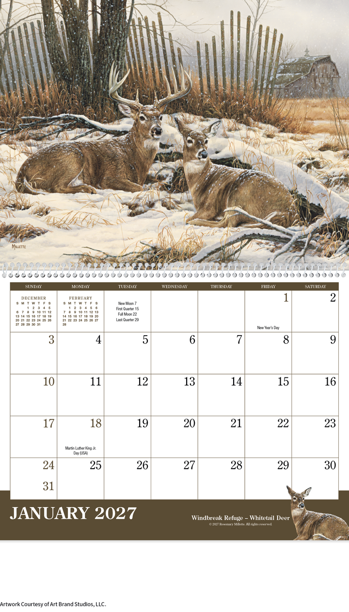 Triumph® Calendars Wildlife Art Calendar