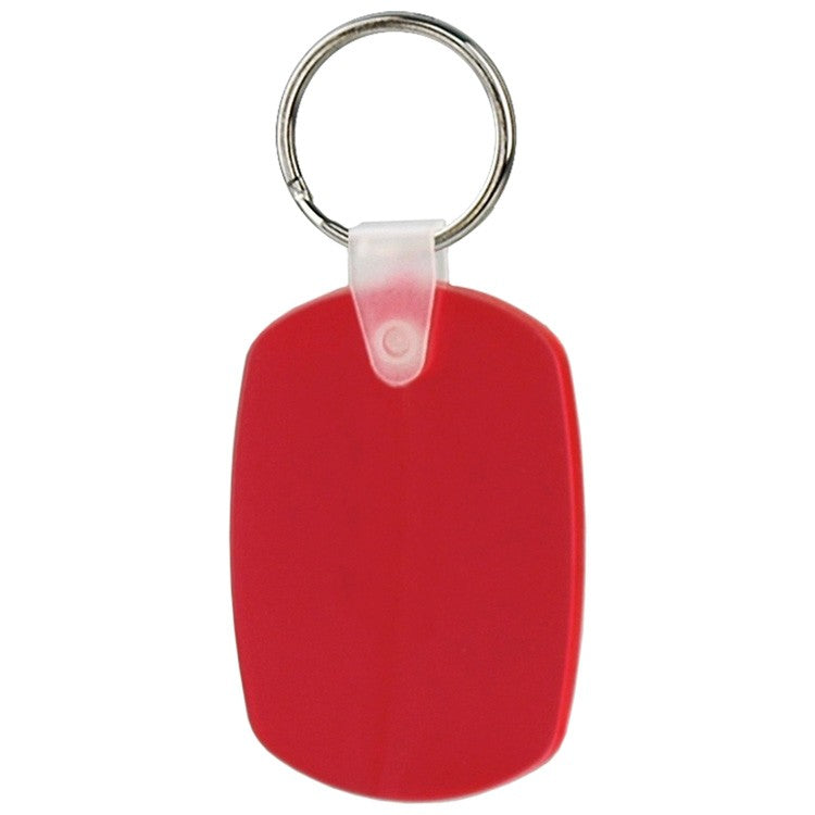 Soft Squeezable Key Tag (Oval)