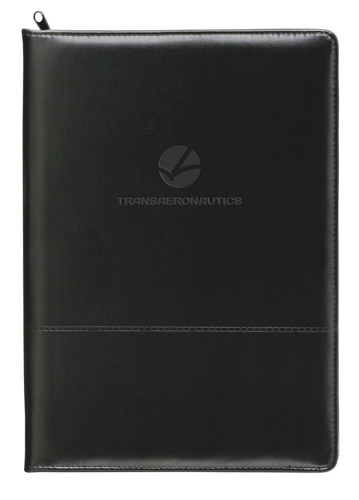 Good Value™ Script Zippered Padfolio