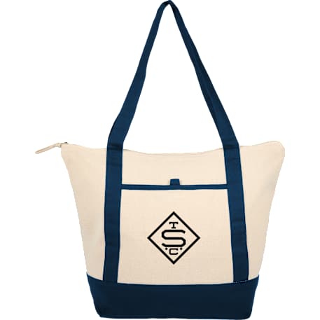 Isle 8oz Organic Cotton Zippered Tote