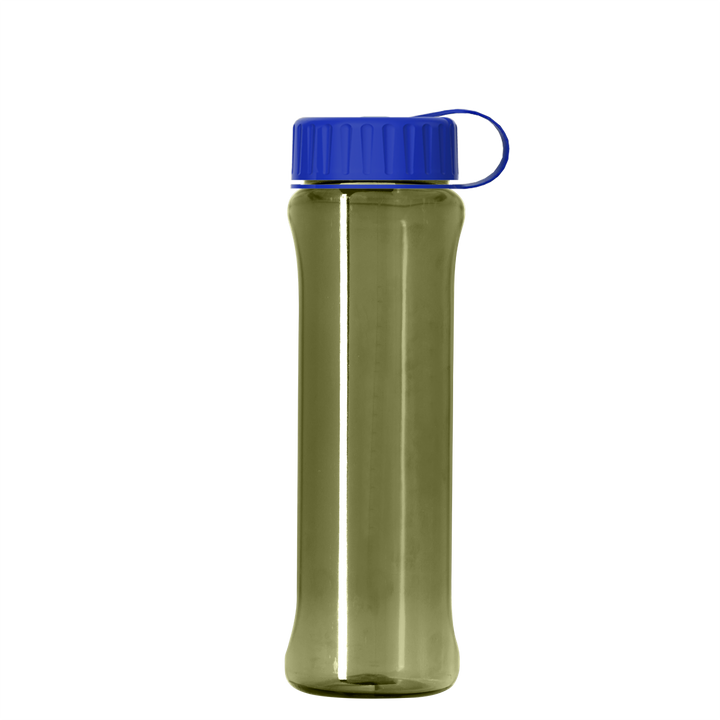 Boss Embossed RPET Bottle with Tethered Lid - 26 oz.
