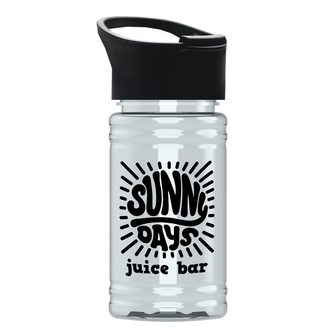 Mini RPET Bottle with Pop-Up Lid - 16 oz.