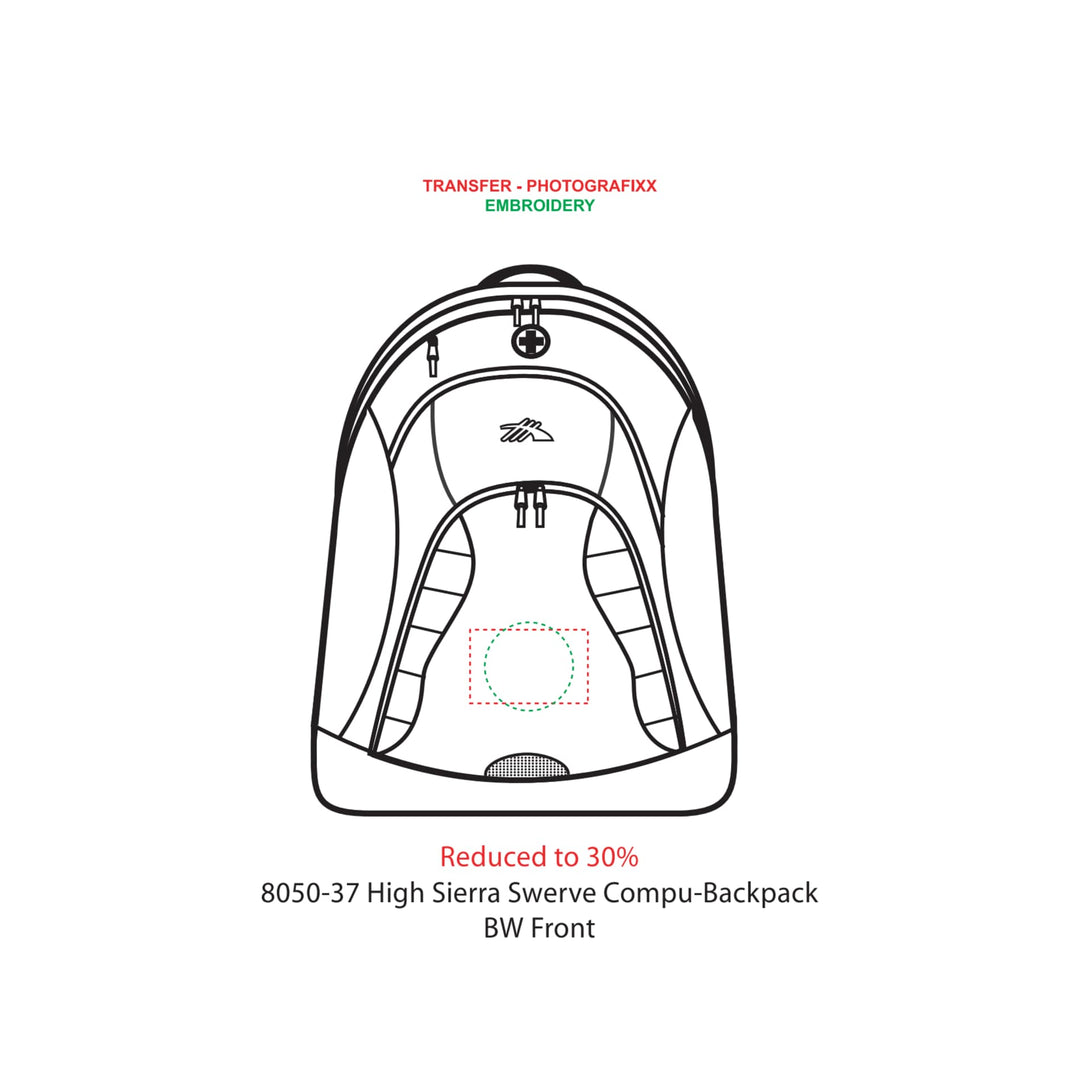 High Sierra Swerve 17" Computer Backpack