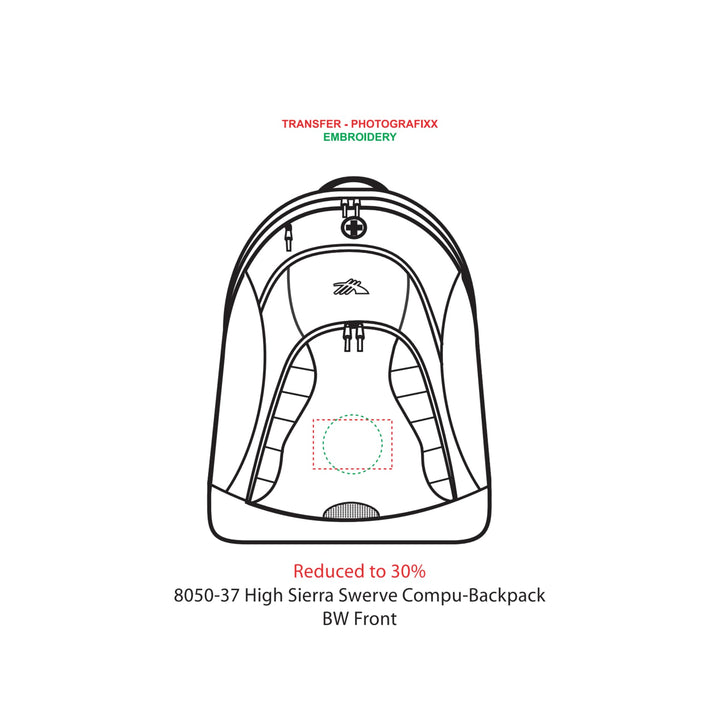 High Sierra Swerve 17" Computer Backpack