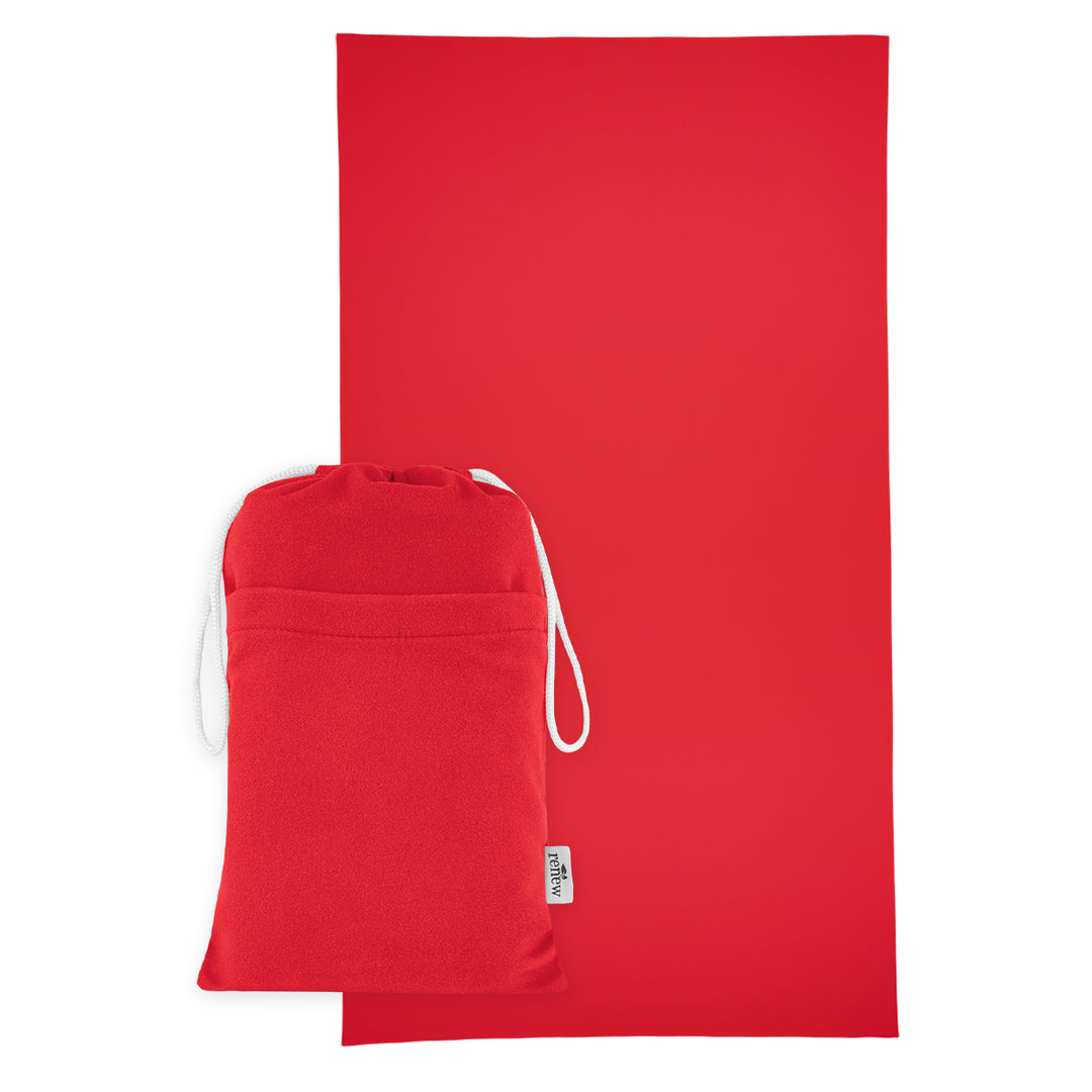 Sand-Free rPET Beach Towel With Pouch