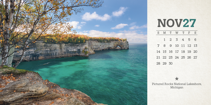 Triumph® Calendars American Splendor Desk Calendar