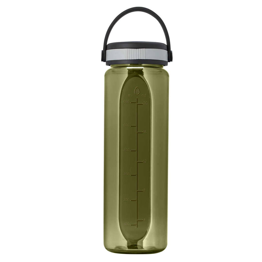 Boss Embossed RPET Bottle with Grip Lid - 26 oz.