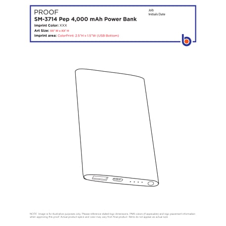Pep 4000 mAh Power Bank