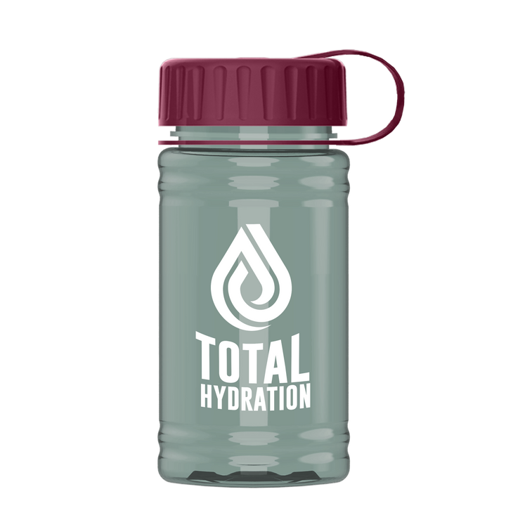 Mini RPET Bottle with Tethered Lid - 16 oz.