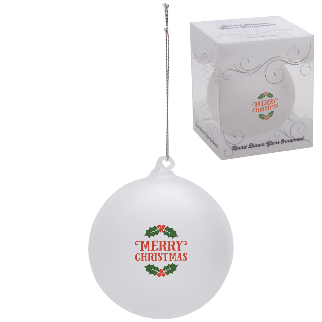 Hand Blown Glass Ornament