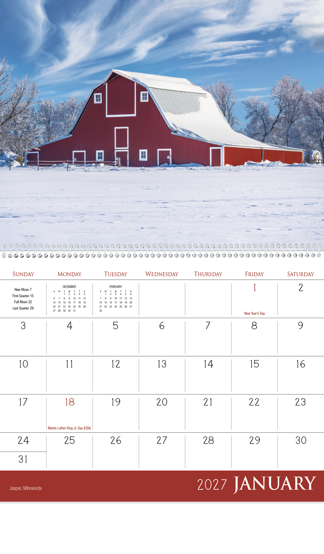 Triumph® Calendars Barns Calendar