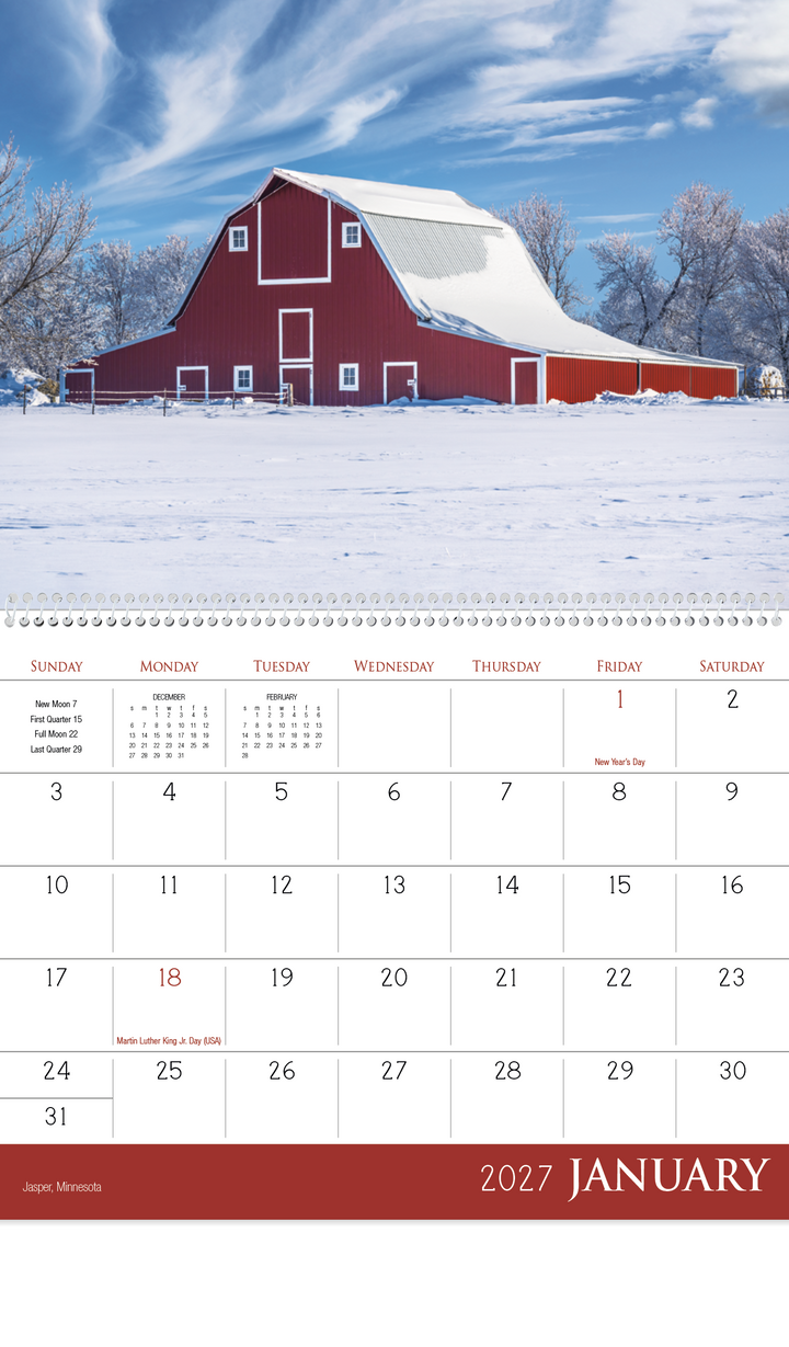 Triumph® Calendars Barns Calendar