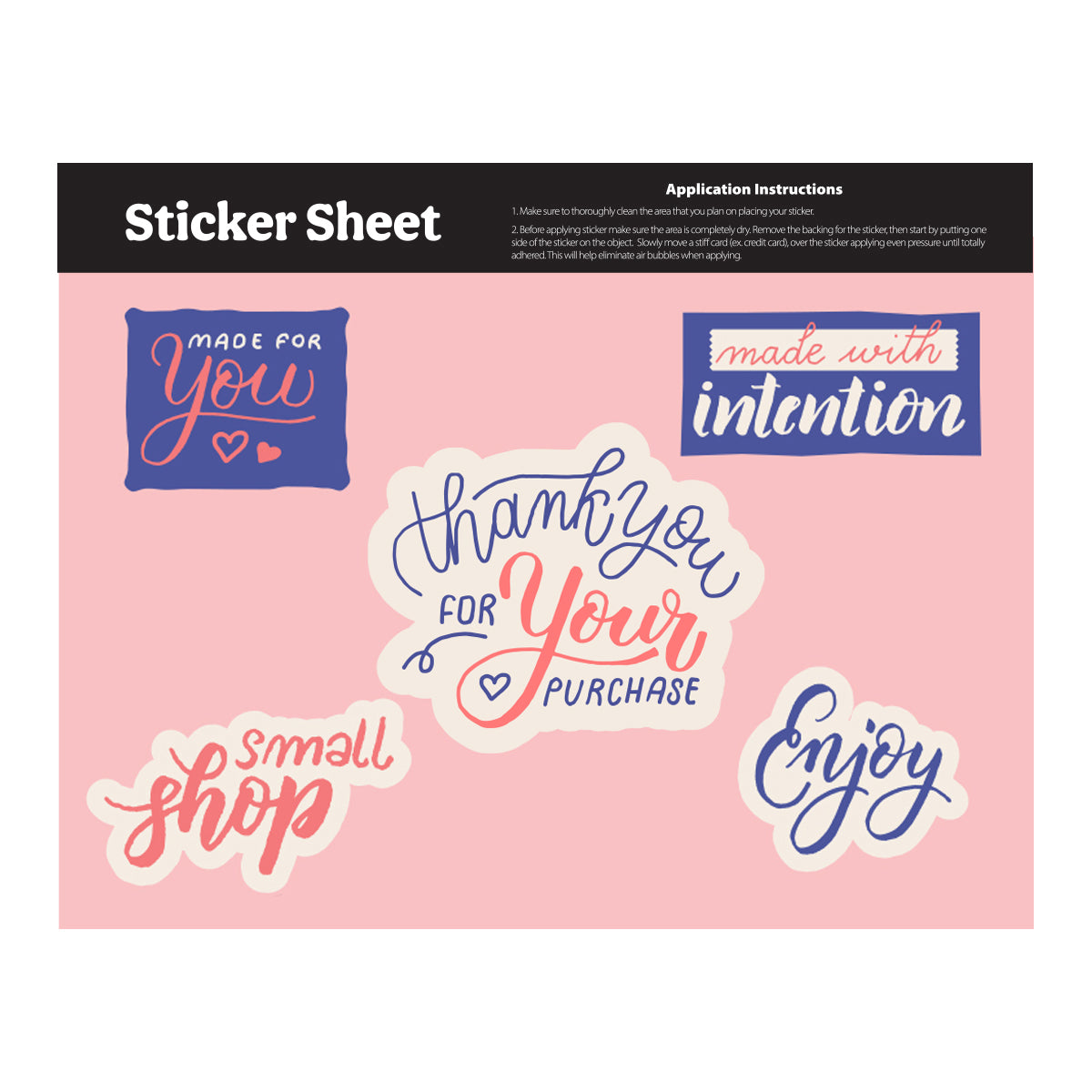 Sticker Sheet 5.5
