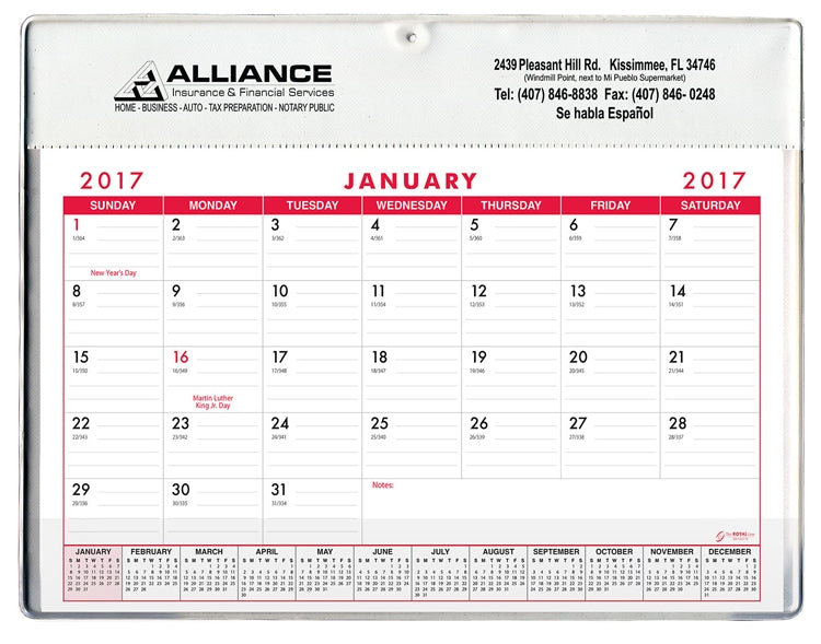 Super Economy Calendar Pad