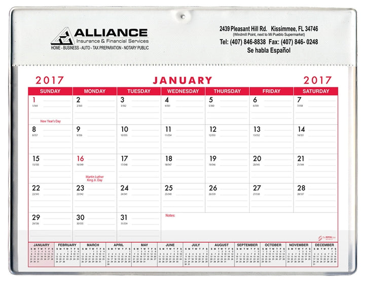 Super Economy Calendar Pad