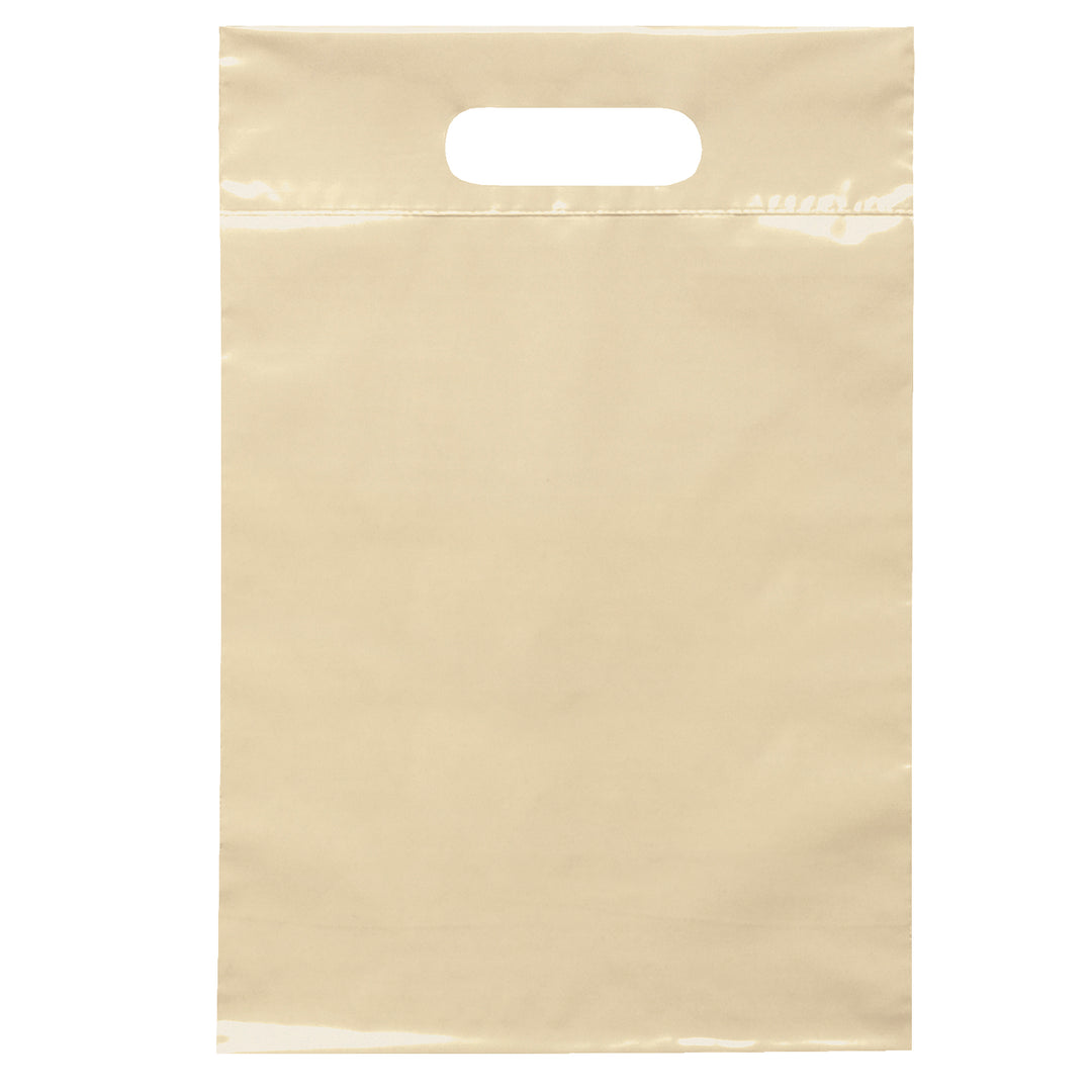 Die Cut Handle Bag - 9 1/2W x 14H - Flexo Ink Print