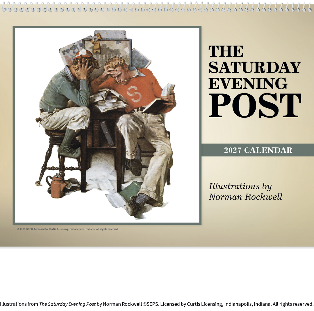 Triumph® Calendars The Saturday Evening Post Illustrations by Norman Rockwell Calendar