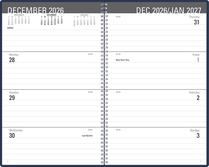 Triumph® Calendars Classic Weekly Desk Planner