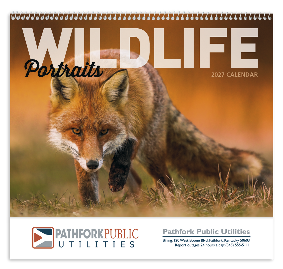 Good Value™ Wildlife Portraits - Spiral Calendar