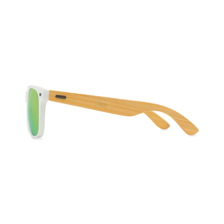 CapeShades Recycled Bamboo Sunglasses White Frame