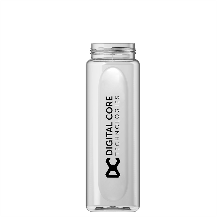 Garyline® Boss Embossed RPET Bottle with Flip-Straw, Swivel Handle Lid - 26 oz.