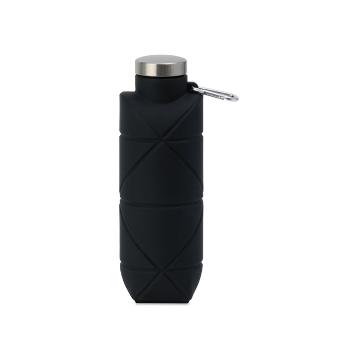 Clix Collapsible Silicone Bottle w/ Carabiner - 23 Oz.