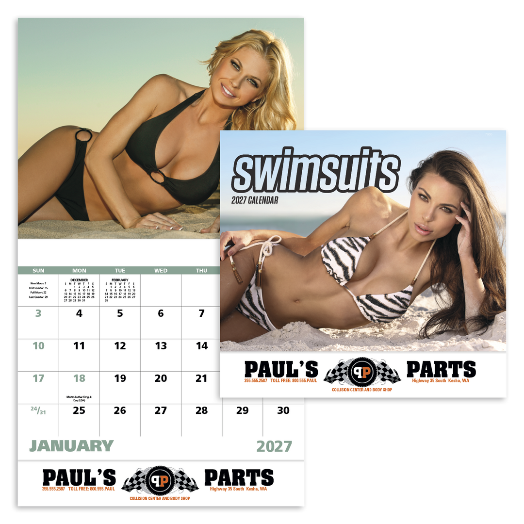 Good Value™ Swimsuits - Stapled Calendar