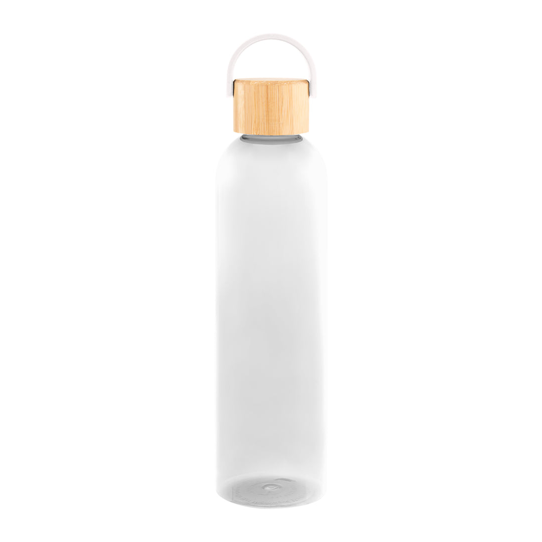 32 Oz. Jeffrey rPET Bottle With Bamboo Lid And Easy Carry Handle