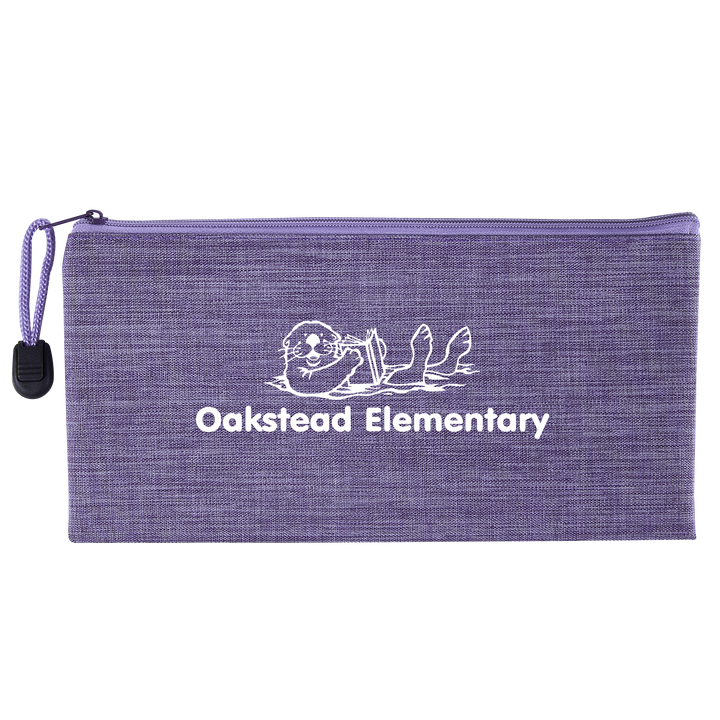 Heathered School Pouch