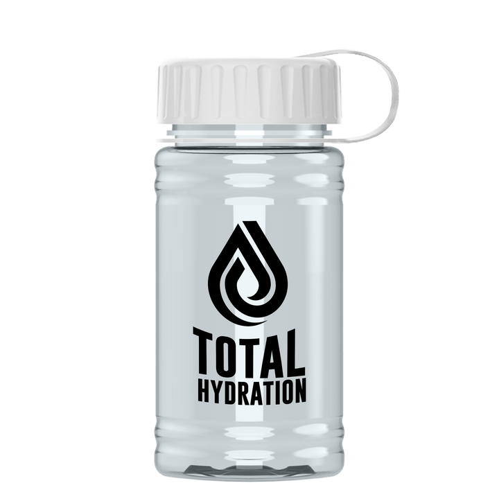Mini RPET Bottle with Tethered Lid - 16 oz.