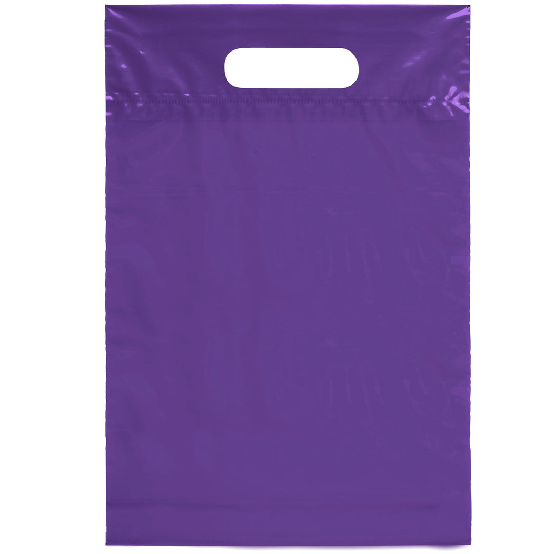 Die Cut Handle Bag - 9 1/2W x 14H - Flexo Ink Print