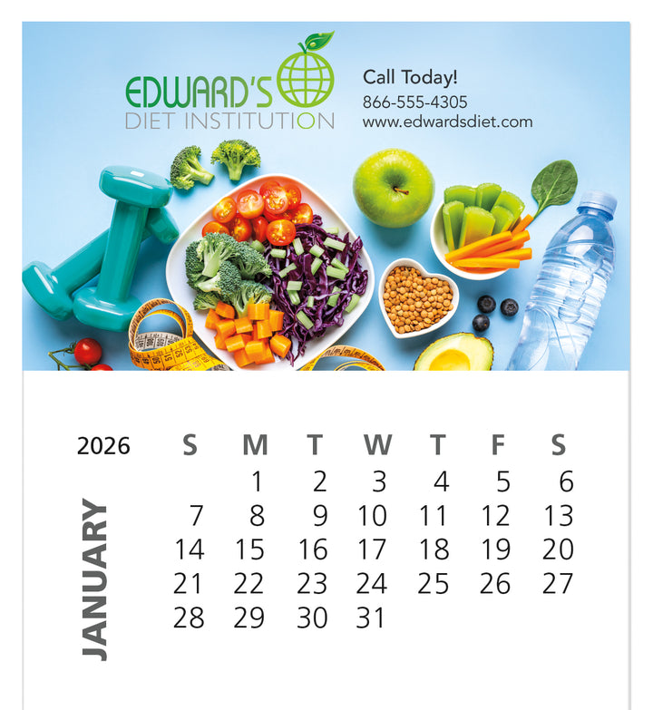 Good Value™ Business Card Magnet with 12-Sheet Calendar