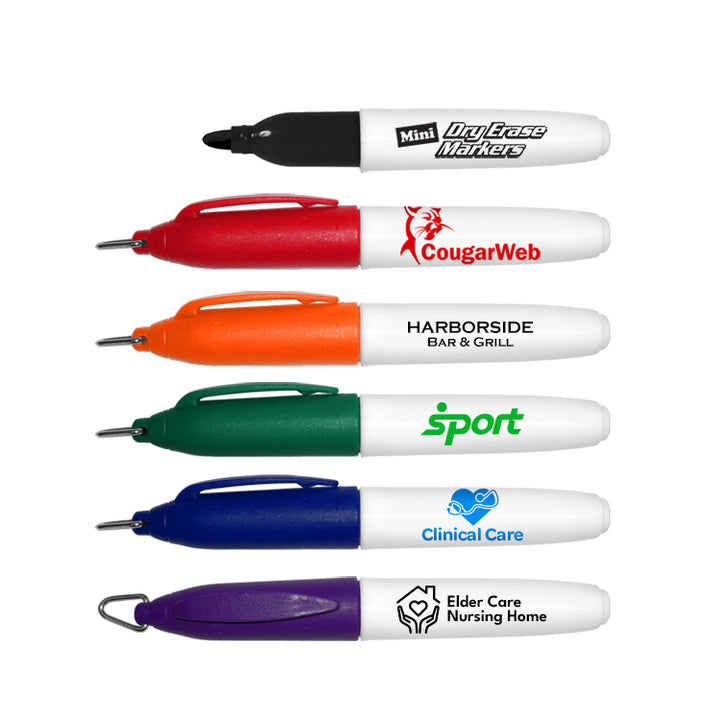 Mini Dry Erase Marker with Key Ring Cap