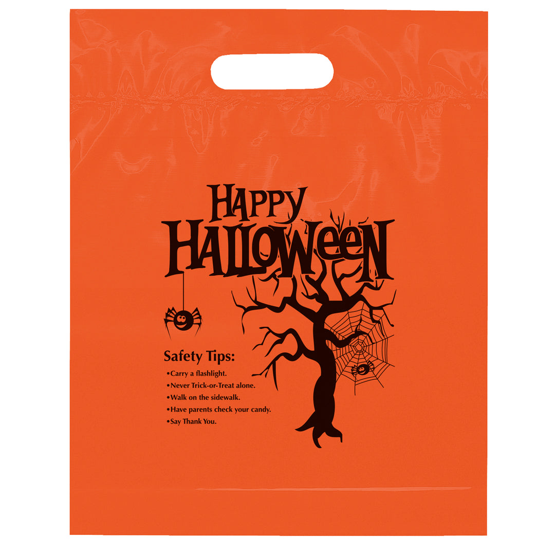 Orange Die Cut - Happy Halloween - Flexo Ink Print