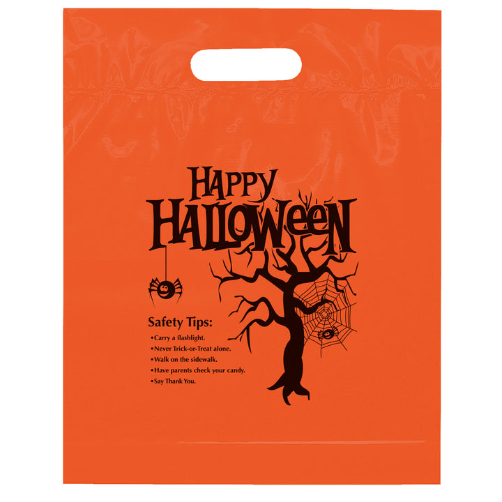 Orange Die Cut - Happy Halloween - Flexo Ink Print