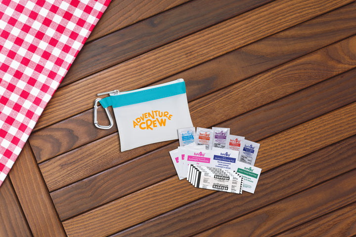 Good Value™ Frosty Stripe Deluxe First Aid Kit - 15 Piece