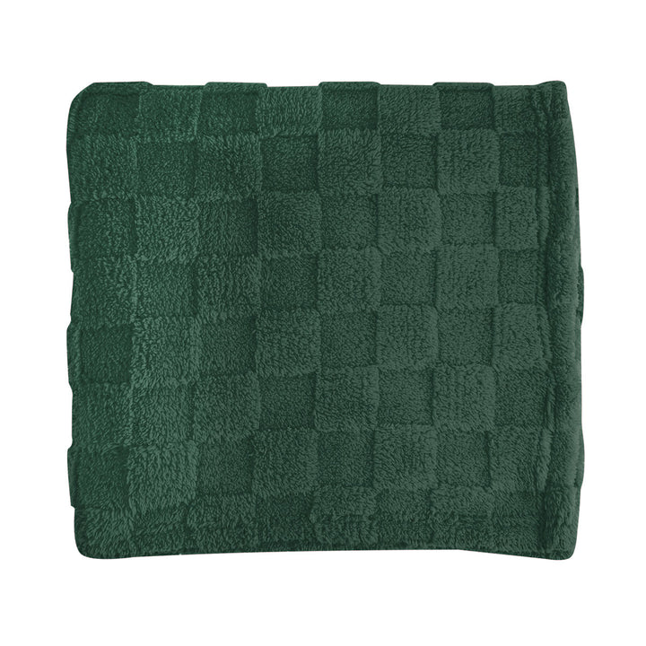 rPET Checkered Sherpa Blanket