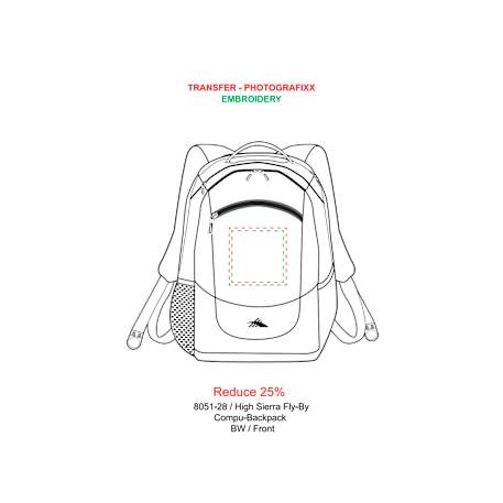 High Sierra Fly-By 17" Computer Backpack