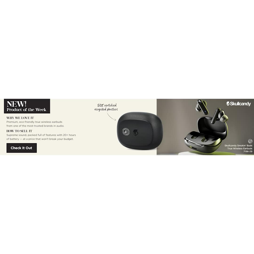 Skullcandy Smokin' Buds True Wireless Earbuds