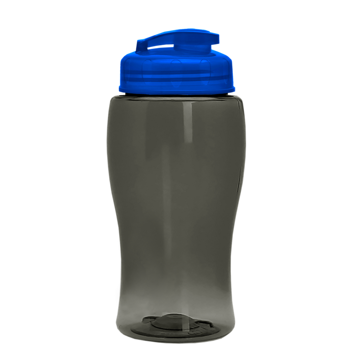 Poly-Pure Jr. - 18 oz. Transparent Bottle with USA Flip