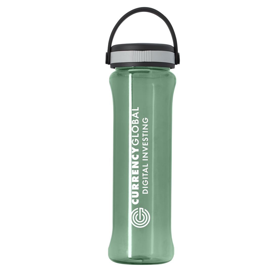 Boss Embossed RPET Bottle with Grip Lid - 26 oz.
