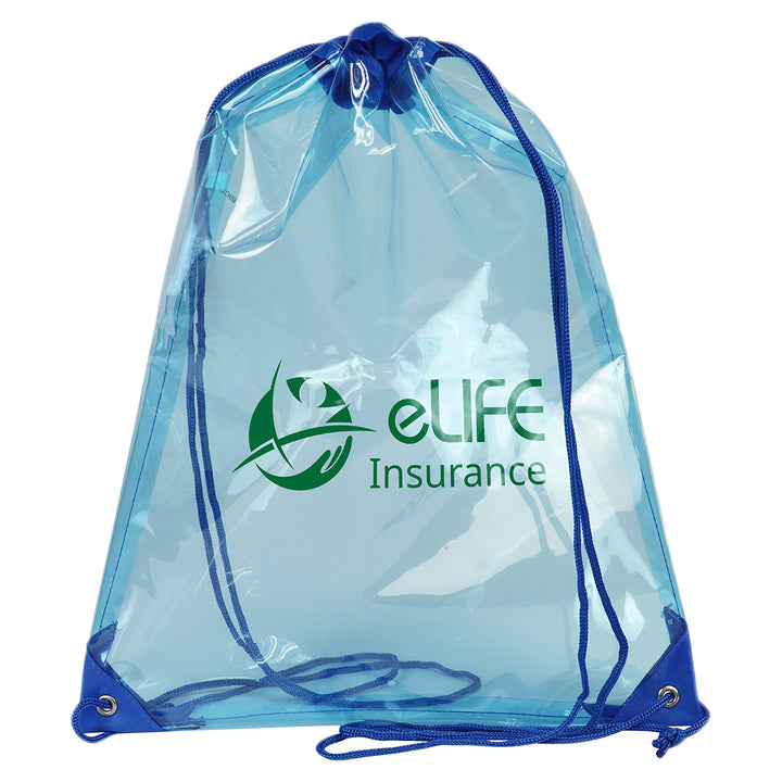 Diamond Clear TPU Drawstring Bag