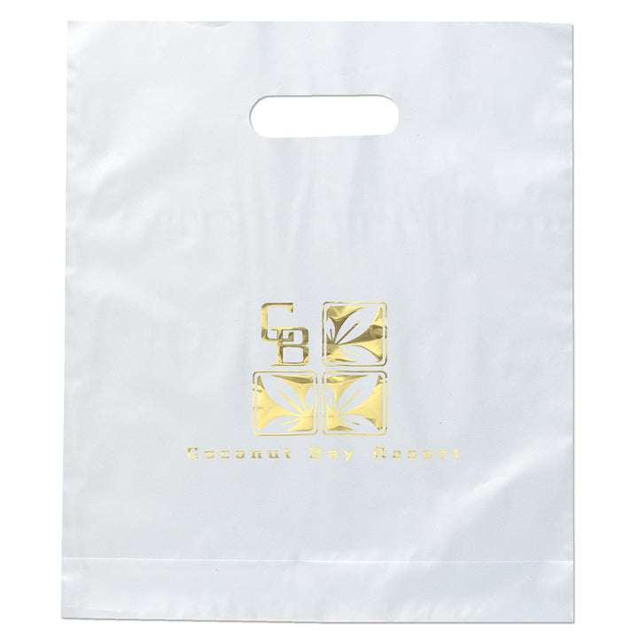 Rose™- Frosted Brite Die Cut Handle - Foil Print