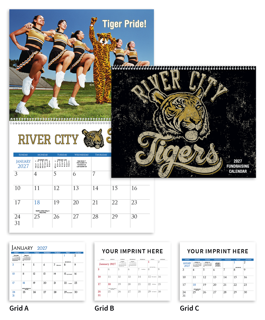 Triumph® Calendars Small Quantity Custom - Spiral Calendar