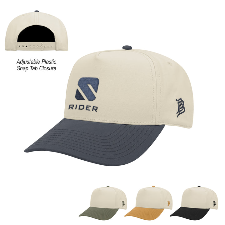 Branded Bills 33510 Bare Curved Two-Tone Canvas Cap