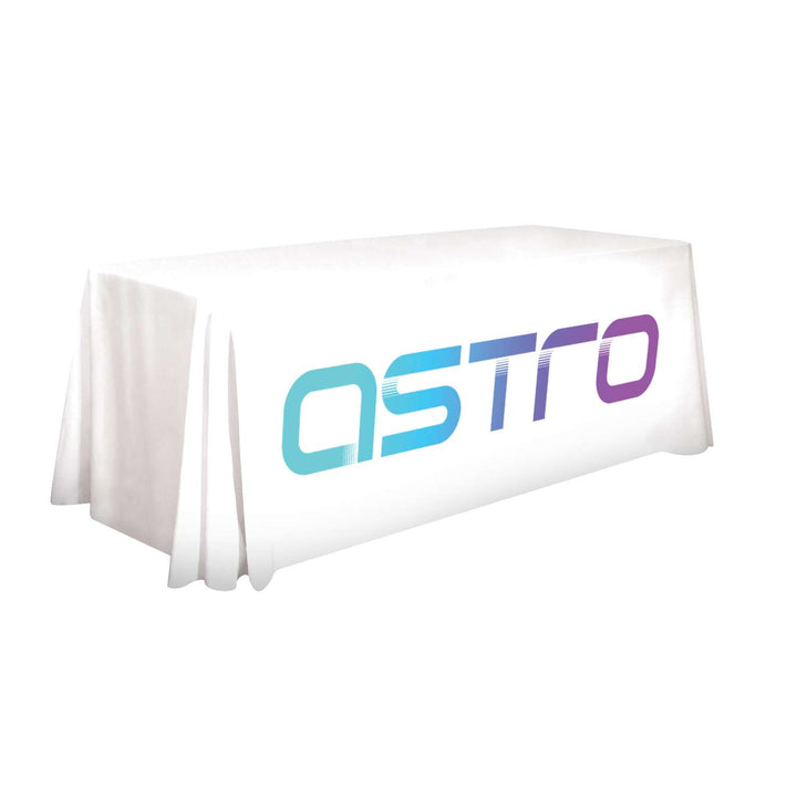 6' LazerLine 3-Sided Throw Full-Color Front Only