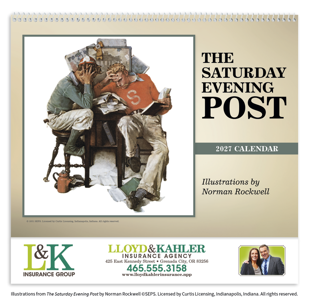 Triumph® Calendars The Saturday Evening Post Illustrations by Norman Rockwell Calendar
